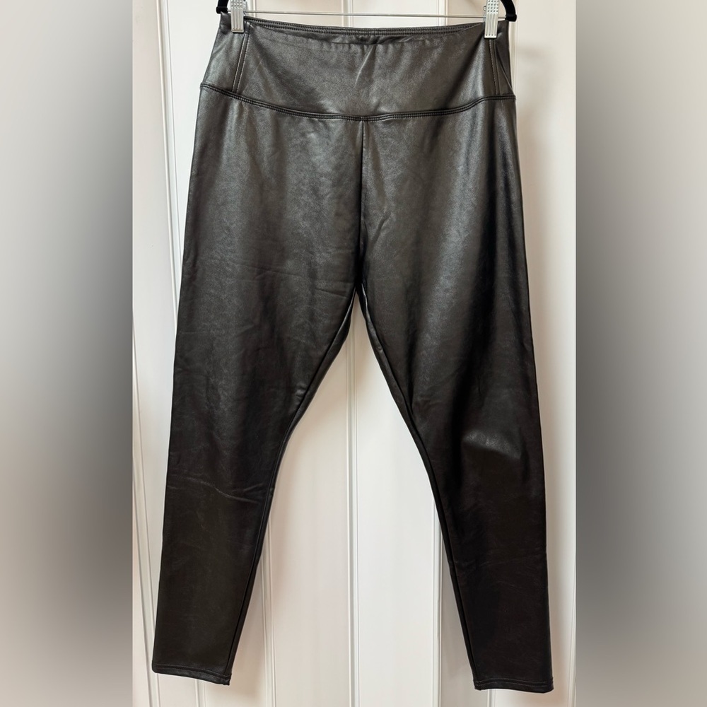NEW BP. By Nordstrom Women’s Black Faux Leather Leggings Size XL - Picture 3 of 6